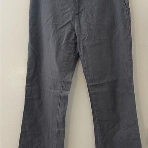 Men's Slate Gray Casual Pants - Classic Straight Fit